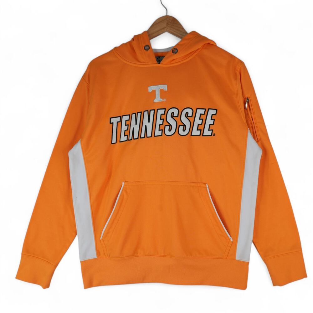 Tennessee Volunteers Hoodie M Orange White Colosseum Athletics Zippered Pocket